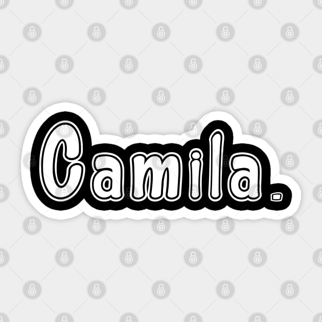 Name Camila Sticker by CanCreate